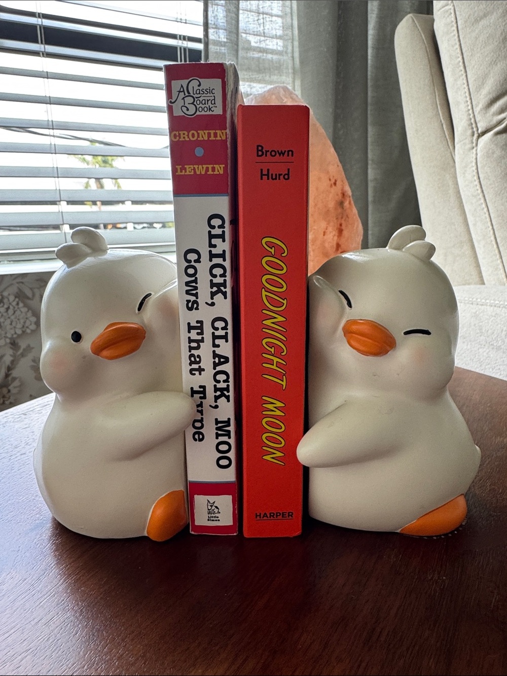 Cute Hug Duck Bookends